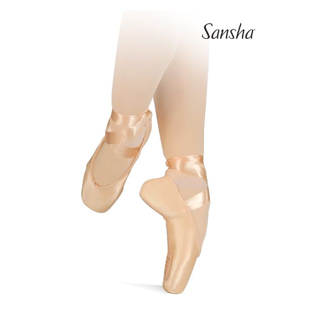 Sansha v-vamp pointe shoes LYRICA 404SL