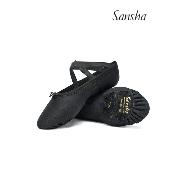 Sansha stretch-canvas ballet slipper PRO MESH 32C